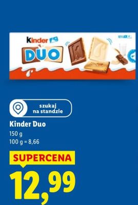 Baton Kinder Duo promocja w Lidl