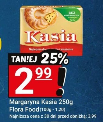 Margaryna Kasia 250g - Flora Food promocja w Hitpol