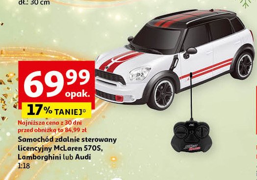 Samochód zdalnie sterowanmy mclaren promocja w Auchan