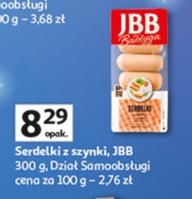 Serdelki z szynki JBB 300 g promocja w Auchan
