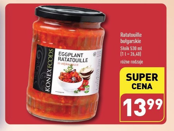 Ratatouille z bak艂a偶ana w sosie KONEXFOODS promocja