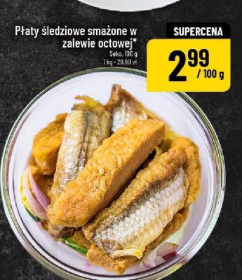 Płaty śledziowe smażone w zalewie octowej promocja w POLOmarket