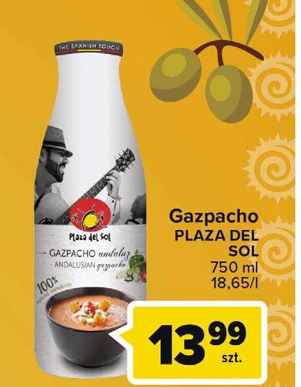 Zupa gazpacho andaluz Plaza del sol promocja