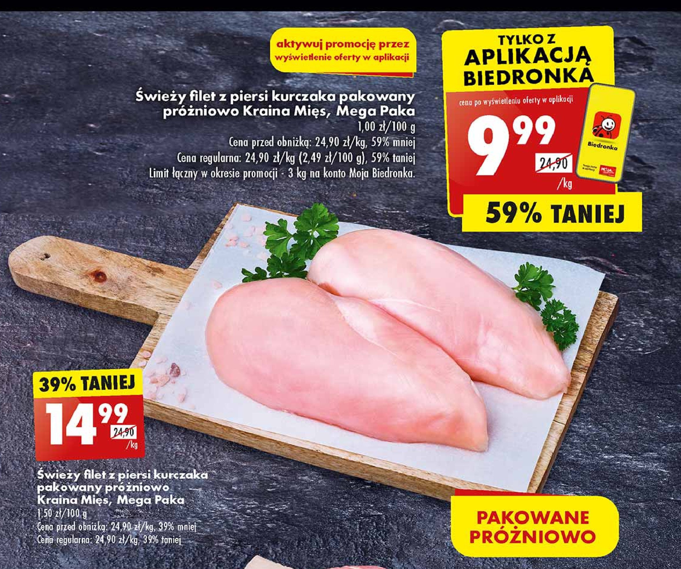 Filet z piersi kurczaka Kraina mięs promocja