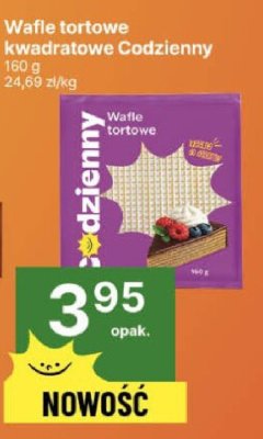 Wafle tortowe kwadratowe Codzienny promocja w Delikatesy Centrum