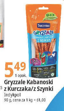 Kabanosiki z szynki Tarczy艅ski gryzzale promocja