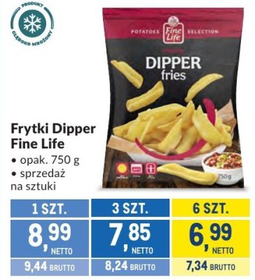 Frytki Dipper Fine Life promocja w Makro