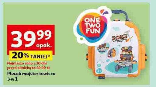 Plecak majsterkowicza 3w1 One two fun promocja