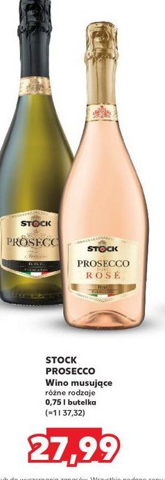 Wino Stock prosecco d.o.c. promocja w Kaufland