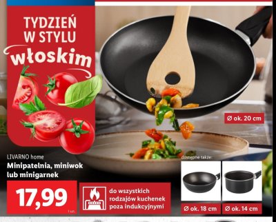 Patelnia aluminiowa 20 cm LIVARNO HOME promocja