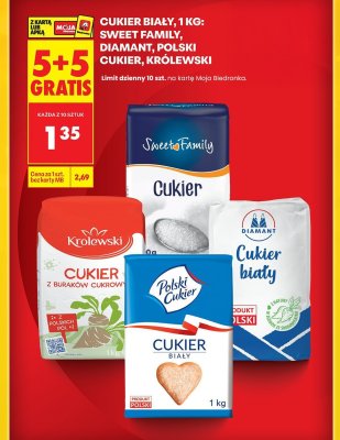 Cukier biały 1kg promocja w Biedronka