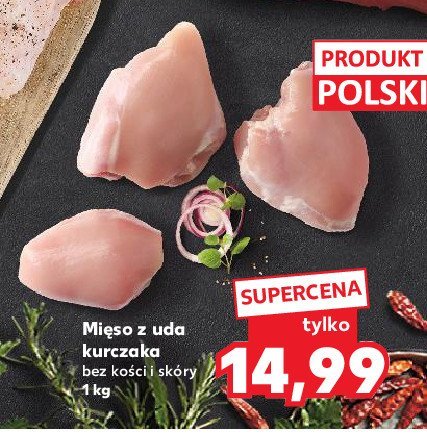 Mięso z uda kurczaka bez kości promocja