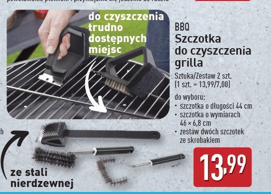 Szczotka do grilla 44 cm Bbq promocja