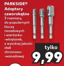 Zestaw adapter贸w czworok膮tnych Parkside promocja