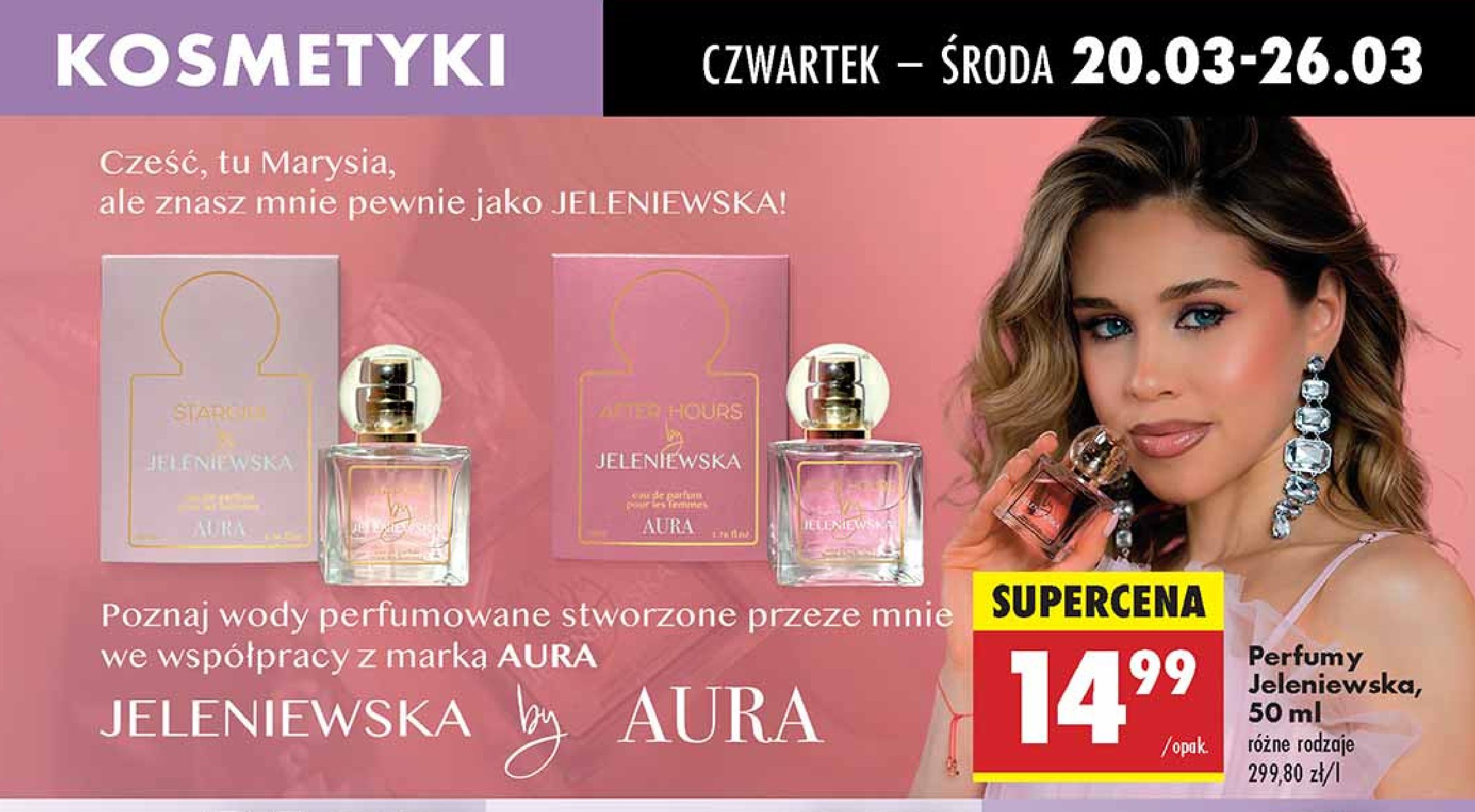 Woda perfumowana star Aura by jeleniewska promocja w Biedronka