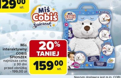 Miś interaktywny COBIS ŚPIOSZEK promocja w Carrefour