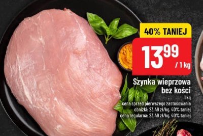 Szynka wieprzowa bez kości promocja w POLOmarket