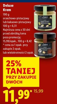 Krem orzechowo-pistacjowy promocja w Lidl