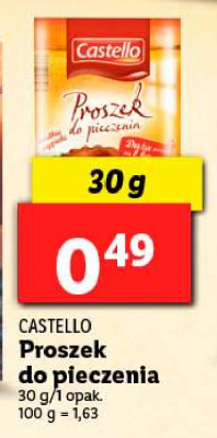 Proszek do pieczenia Castello promocja