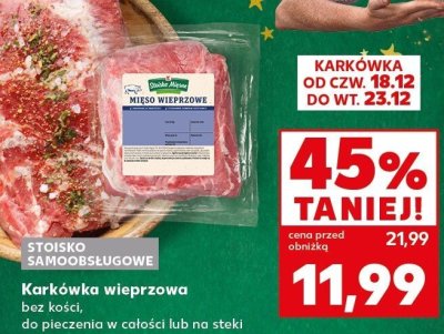 Karkówka wieprzowa  promocja w Kaufland