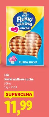 Rurki waflowe suche promocja w Lidl