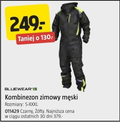 Kombinezon zimowy męski BLUEWEAR promocja w Jula