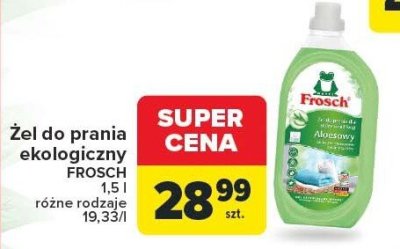 Żel do prania ekologiczny, różne rodzaje Frosch promocja w Carrefour
