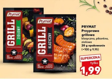 Przyprawa klasyczna Prymat grill promocja w Kaufland