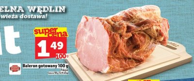 Baleron gotowany promocja w TOPAZ