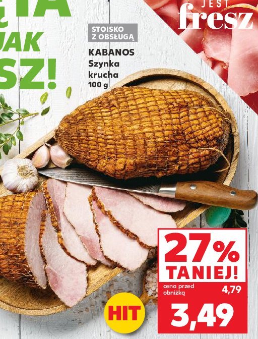 Szynka krucha Kabanos promocja