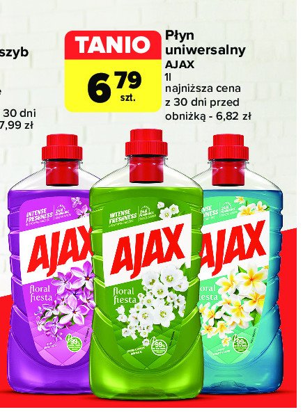 Płyn do mycia kwiaty bzu Ajax floral fiesta Ajax . promocja w Carrefour