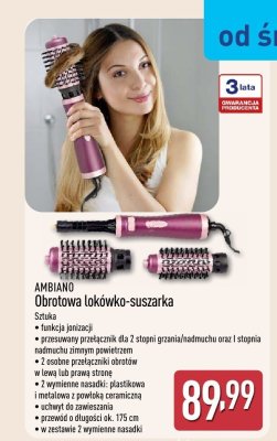 Obrotowa lokówko-suszarka promocja w Aldi