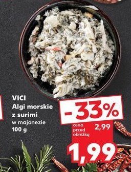 Algi morskie z surimi Vici promocja w Kaufland