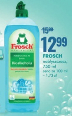 Nabłyszczacz do zmywarek Frosch promocja