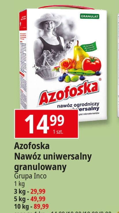 Nawóz granulowany Azofoska promocja w Leclerc