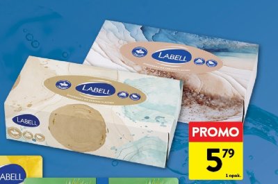 Chusteczki higieniczne box LABELL promocja w Intermarche