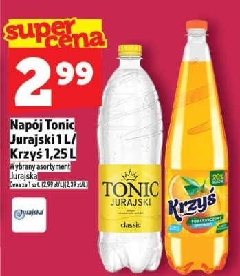 Napój Tonic Jurajski 1L promocja w TOPAZ