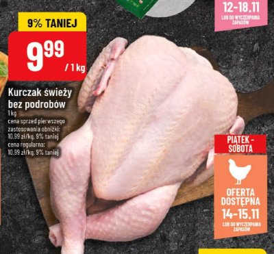 Kurczak świeży bez podrobów promocja w POLOmarket