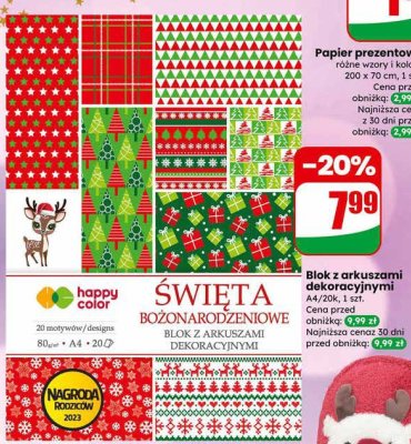 Papier prezentowy promocja w Dino