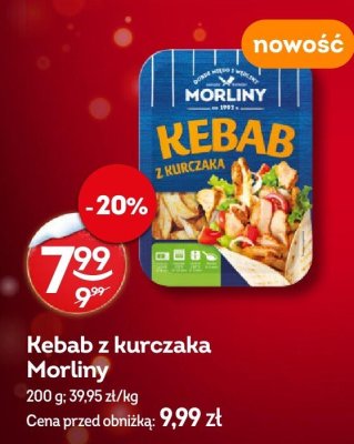 Kebab z kurczaka Morliny promocja w Żabka