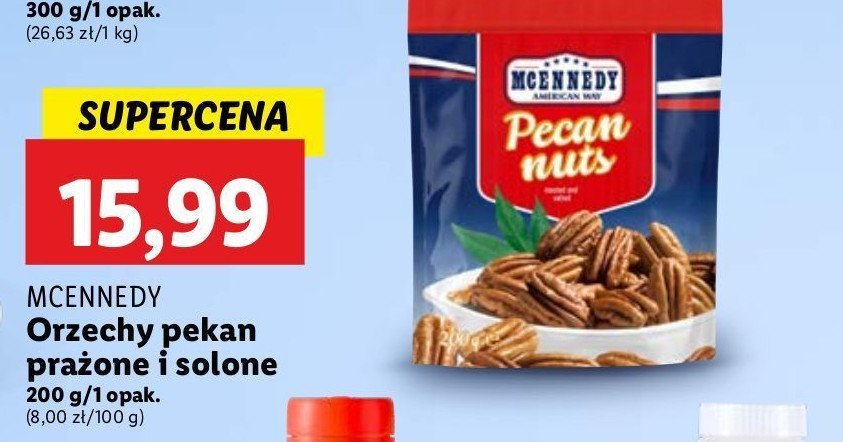 Orzechy pekan Mcennedy promocja w Lidl