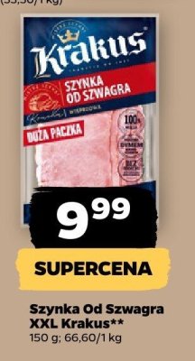 Szynka Od Szwagra XXL, plastry promocja w Netto