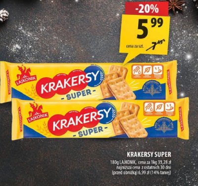 Krakersy Super promocja w Arhelan