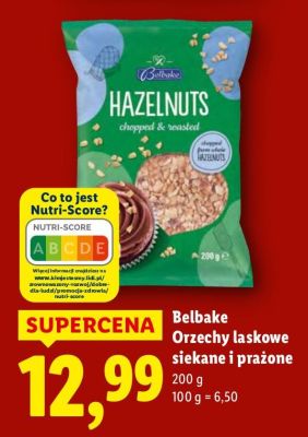 Orzechy laskowe siekane i prażone promocja w Lidl