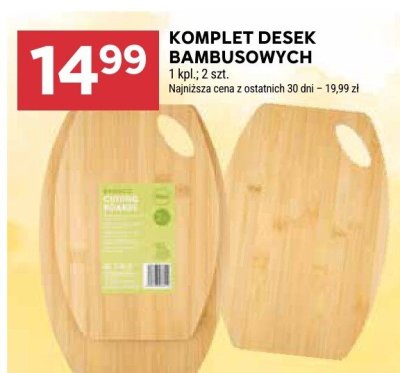 Komplet desek bambusowych promocja w Stokrotka