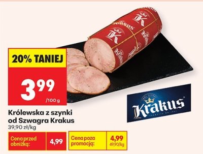 Królewska z szynki od Szwagra  promocja w Biedronka