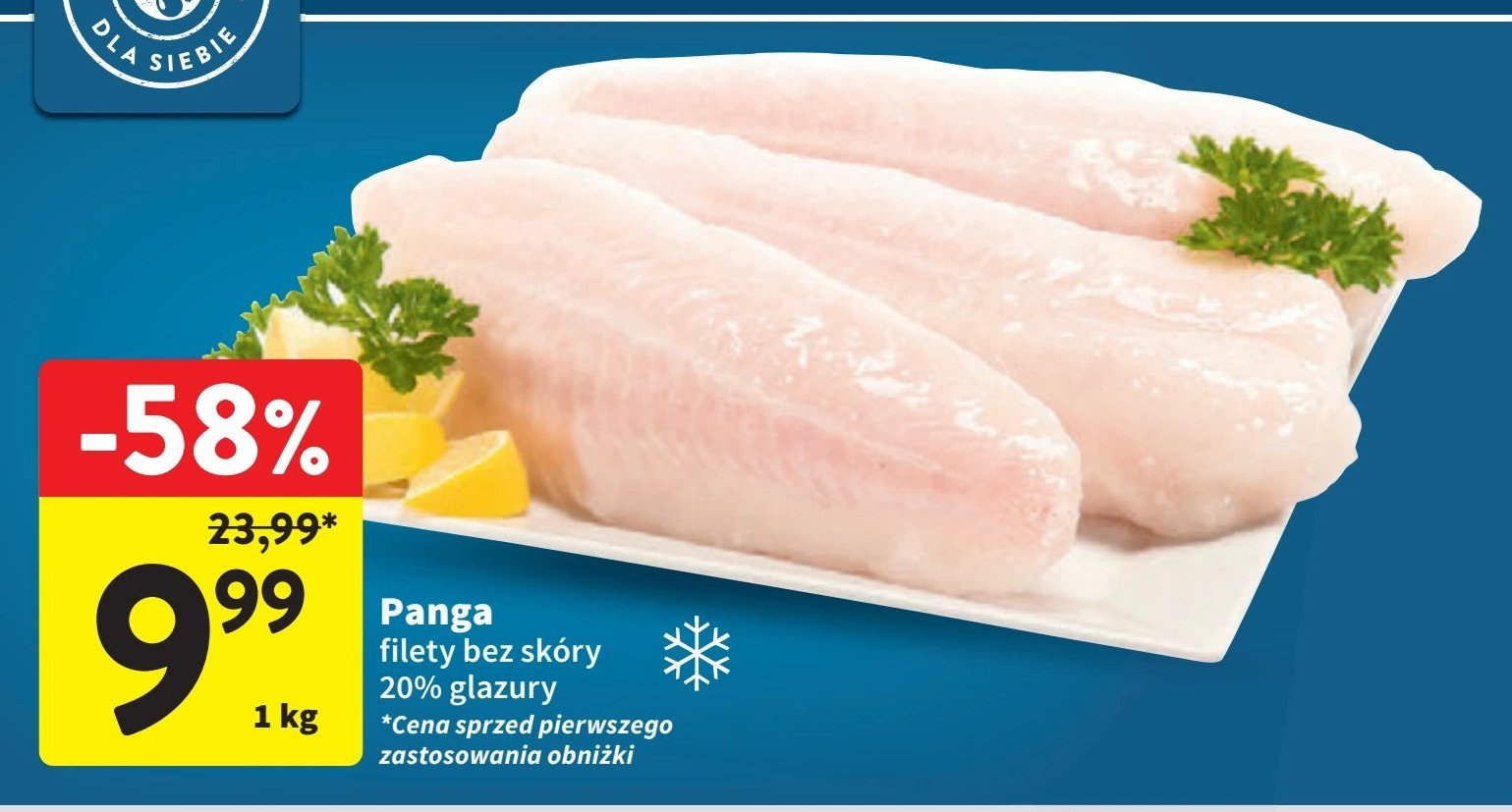 Panga filet bez skóry promocja w Intermarche