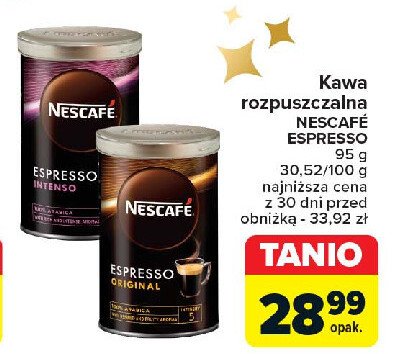 Kawa Nescafe gold espresso intenso promocja w Carrefour