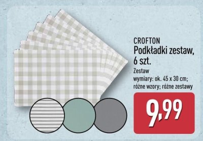 Podkładki zestaw Crofton 6 szt. promocja w Aldi