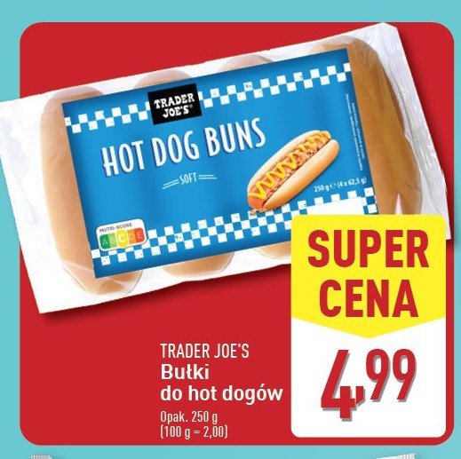 Bułki do hot-dogów Trader joe's promocja